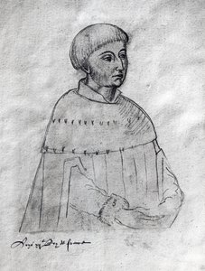 Portrait of Louis XI from the 